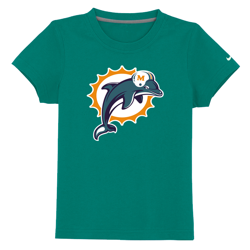 Miami Dolphins Sideline Legend Authentic Youth Logo T-Shirt ligth Green
