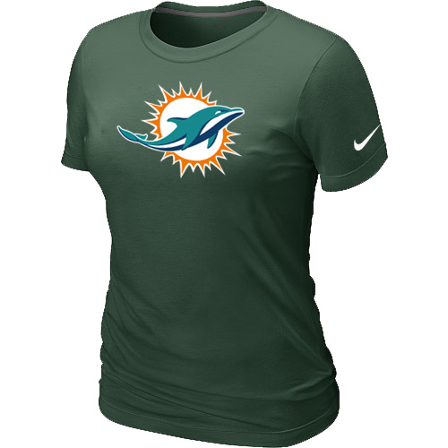 Miami Dolphins Sideline Legend logo women's T-Shirt D.Green