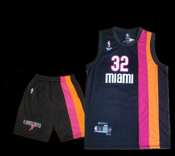 Miami Heat 32 O'NEAL Black Suit