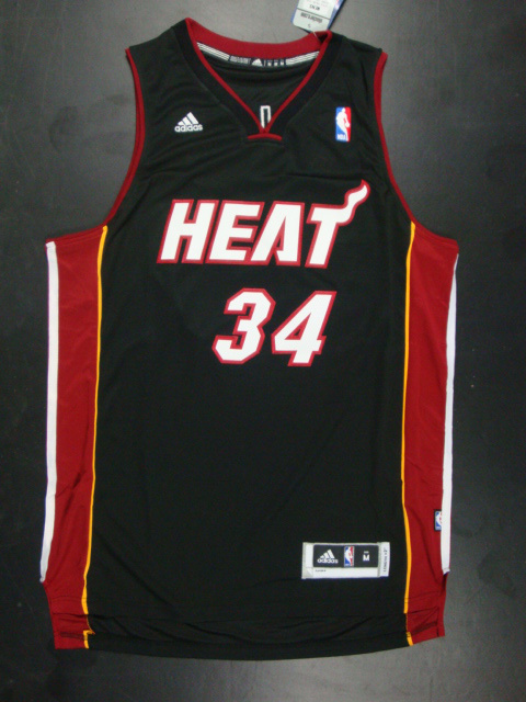 Miami Heat 34 Ray Allen Swingman Black Jersey