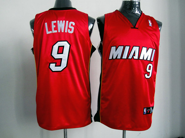 Miami Heat 9 Lewis Red Jerseys Miami Heat 9 Lewis Red Jerseys