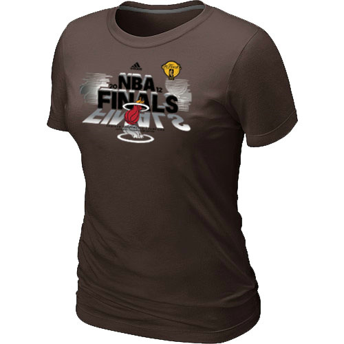 Miami Heat adidas 2012 Eastern Conference Champions Women's Brown T-Shirt