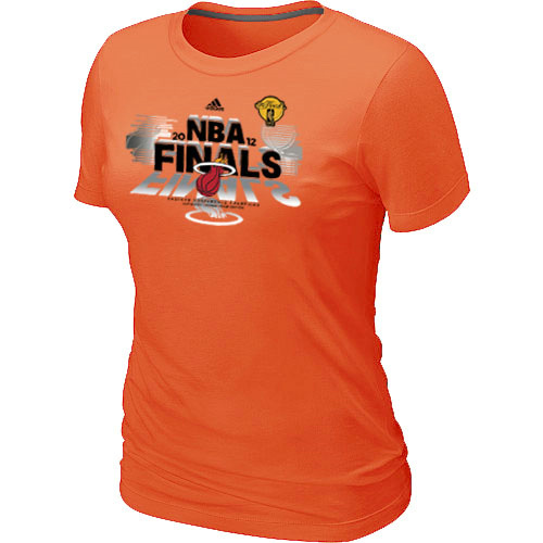 Miami Heat adidas 2012 Eastern Conference Champions Women's Orange T-Shirt