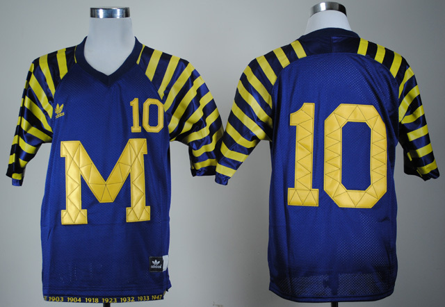 Michigan Wolverines 10 Tom Brady Navy Blue Under The Lights College Football Jersey