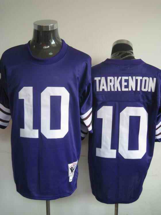 Minnesota Vikings 10 Tarkenton purple m&n Jerseys