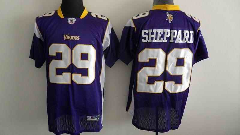 Minnesota Vikings 29 Sheppard purple Jerseys