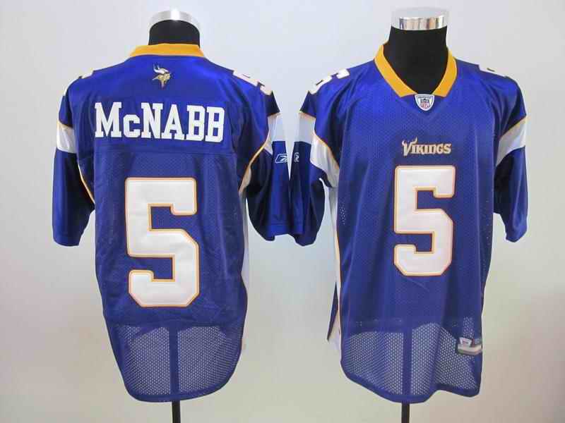 Minnesota Vikings 5 McNabb purple Jerseys