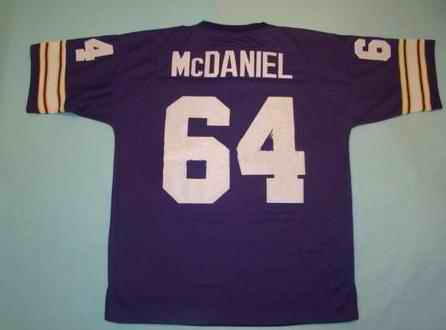 Minnesota Vikings 64 McDaniel purple Jerseys