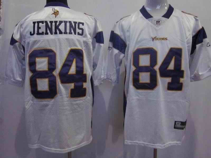 Minnesota Vikings 84 Jenkins white Jersey
