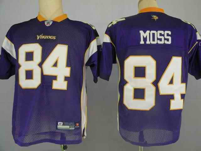 Minnesota Vikings 84 Randy Moss purple Jerseys