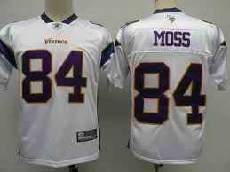 Minnesota Vikings 84 Randy Moss white Jerseys