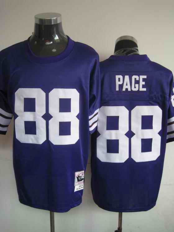 Minnesota Vikings 88 Page Purple m&n Jerseys