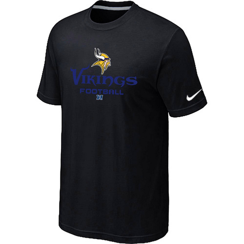 Minnesota Vikings Critical Victory Black T-Shirt
