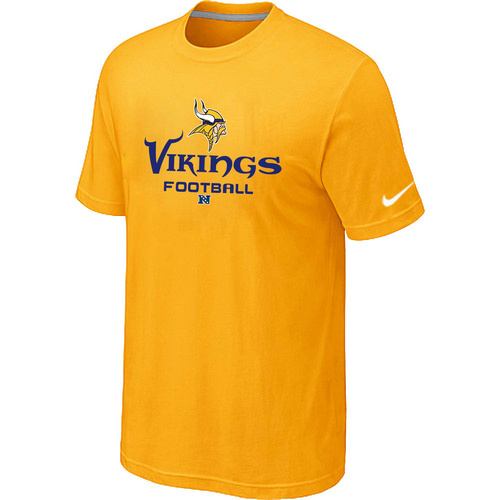 Minnesota Vikings Critical Victory Yellow T-Shirt