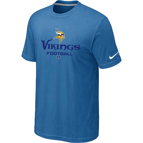 Minnesota Vikings Critical Victory light Blue T-Shirt