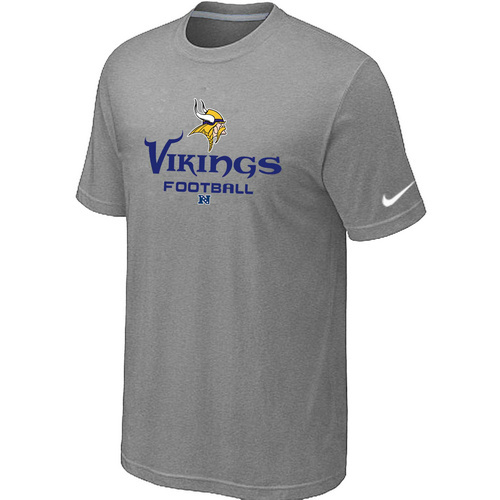 Minnesota Vikings Critical Victory light Grey T-Shirt