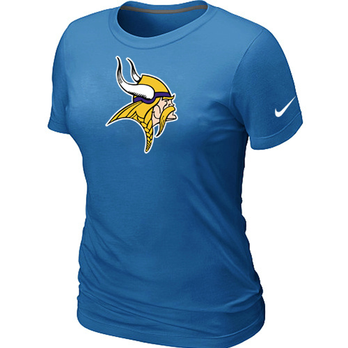 Minnesota Vikings L.blue Women's Logo T-Shirt