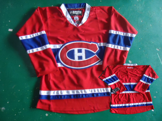 Montreal Canadiens blank red Jerseys