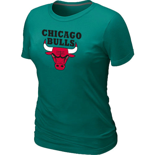 NBA Chicago Bulls Big & Tall Primary Logo L.Green Women's T-Shirt