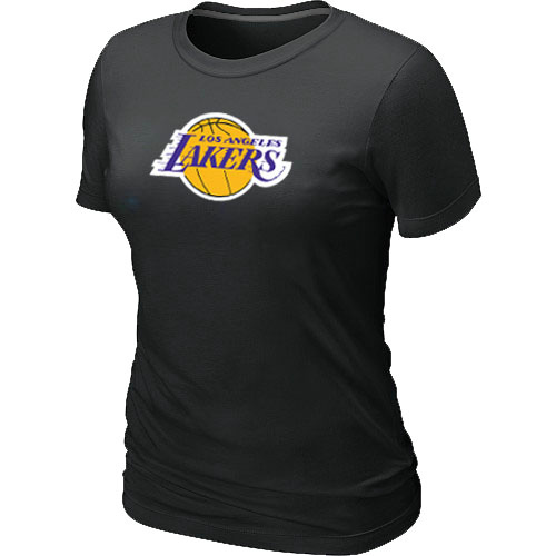 NBA Los Angeles Lakers Big & Tall Primary Logo Black Women's T-Shirt