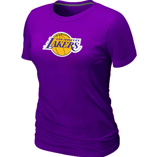 NBA Los Angeles Lakers Big & Tall Primary Logo Purple Women's T-Shirt