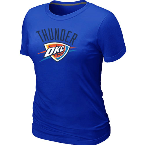 NBA Oklahoma City Thunder Big & Tall Primary Logo Blue Women's T-Shirt