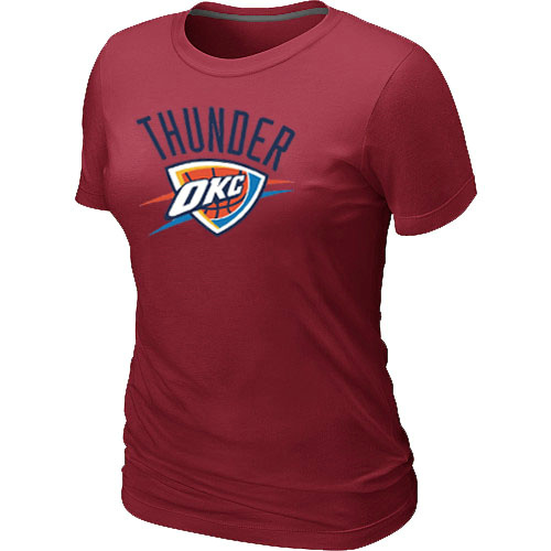NBA Oklahoma City Thunder Big & Tall Primary Logo Red Women's T-Shirt