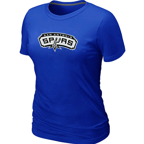 NBA San Antonio Spurs Big & Tall Primary Logo Blue Women's T-Shirt