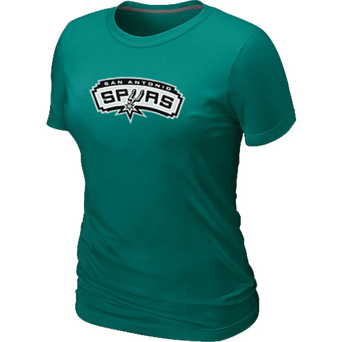 NBA San Antonio Spurs Big & Tall Primary Logo L.Green Women's T-Shirt