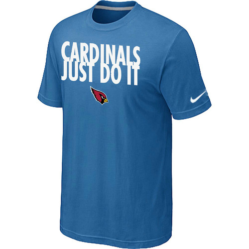 NFL Arizona Cardinals Just Do It light Blue T-Shirt