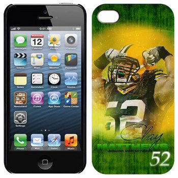 NFL Green Bay Parkers #52 Clay Matthews Iphone 5 Case