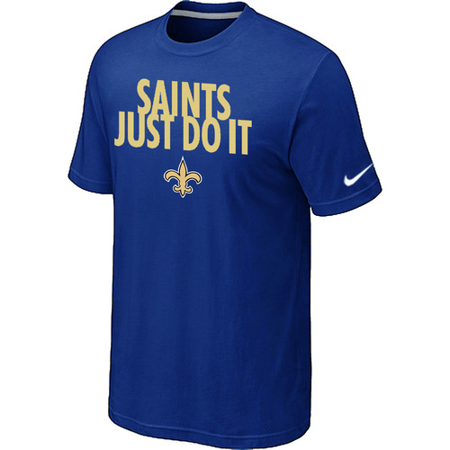 NFL New Orleans Saints Just Do It Blue T-Shirt