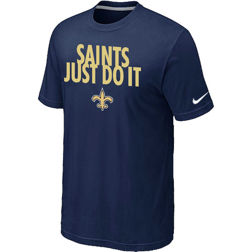 NFL New Orleans Saints Just Do It D.Blue T-Shirt