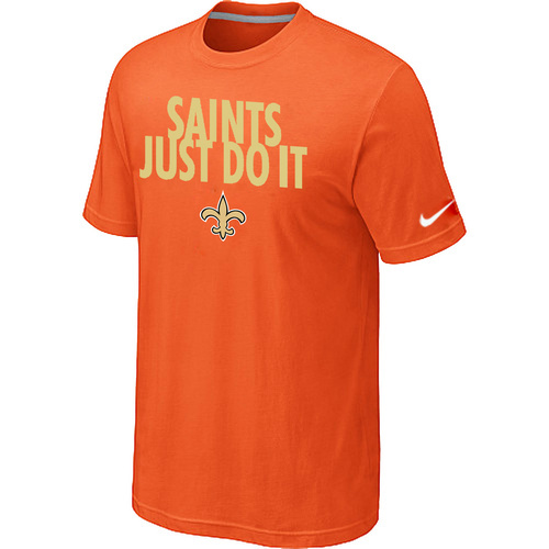 NFL New Orleans Saints Just Do It Orange T-Shirt