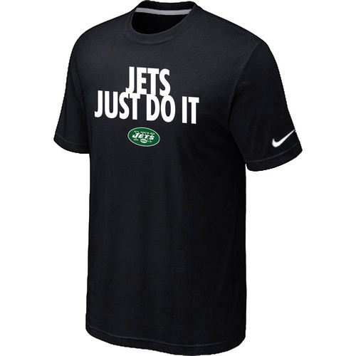NFL New York Jets Just Do ItBlack T-Shirt