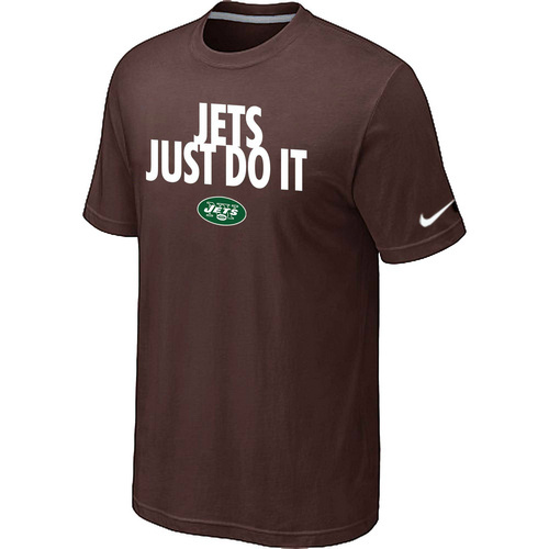 NFL New York Jets Just Do ItBrown T-Shirt