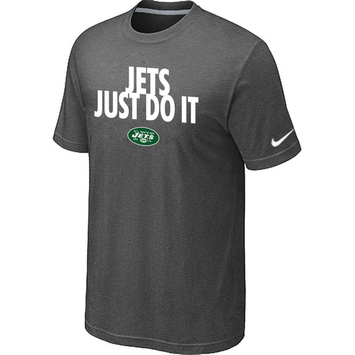NFL New York Jets Just Do ItD.Grey T-Shirt