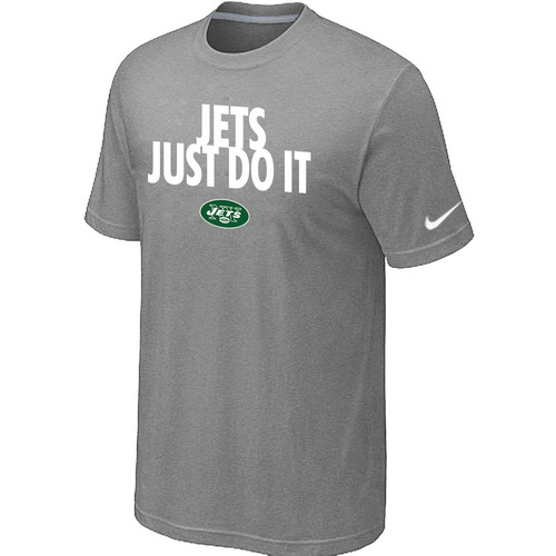 NFL New York Jets Just Do ItL.Grey T-Shirt