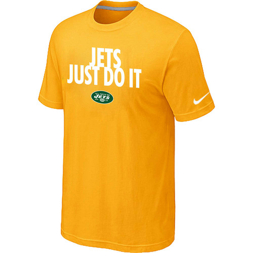 NFL New York Jets Just Do ItYellow T-Shirt