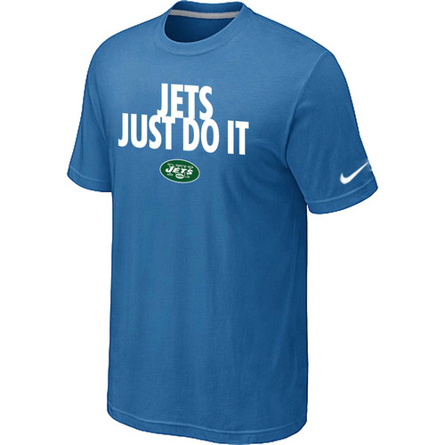 NFL New York Jets Just Do Itlight Blue T-Shirt