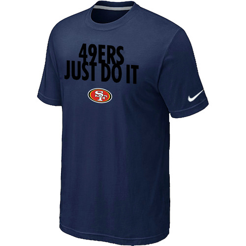 NFL San Francisco 49ers Just Do It D.Blue T-Shirt