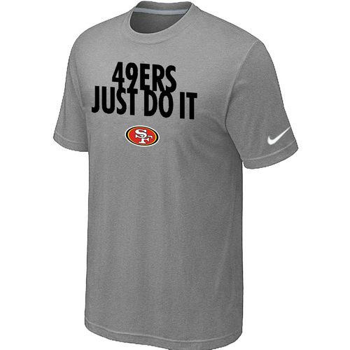 NFL San Francisco 49ers Just Do It L.Grey T-Shirt