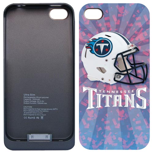 NFL Tennessee Titans Iphone 4&4S External Protective Battery Case