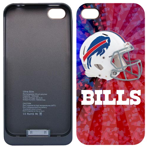 NFL buffalo bills Iphone 4&4S External Protective Battery Case