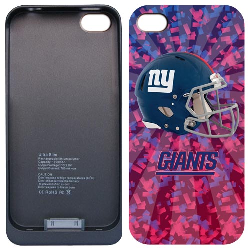 NFL new york giants Iphone 4&4S External Protective Battery Case