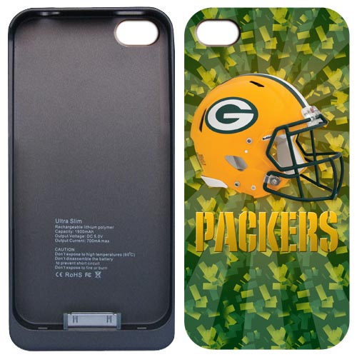 NFL packers Iphone 4&4S External Protective Battery Case