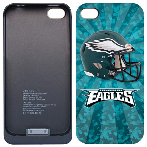 NFL philadelphia eagles Iphone 4&4S External Protective Battery Case