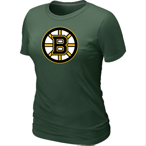 NHL Boston Bruins Big & Tall Women's Logo D.Green T-Shirt
