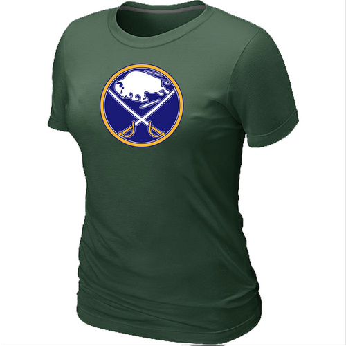 NHL Buffalo Sabres Big & Tall Women's Logo D.Green T-Shirt