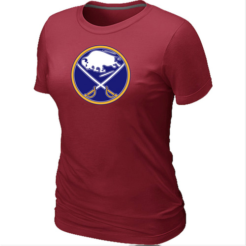 NHL Buffalo Sabres Big & Tall Women's Logo Red T-Shirt